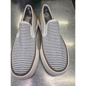 Tommy Bahama‎ Women's Striped Canvas Slip On Casual Loafer Shoes
